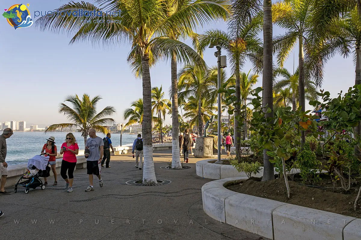 Puerto Vallarta's Boardwalk / Malecon is one of the main attractions in town