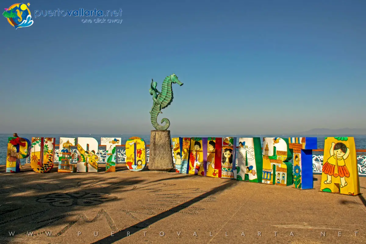 The Boy on the Seahorse by Rafael Zamarripa (1976) Malecon Vallarta