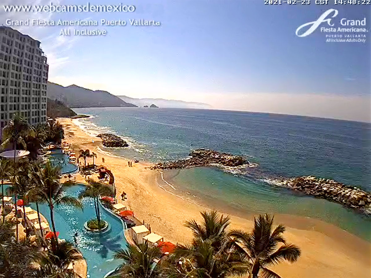 Webcam Hotel Grand Fiesta Americana, Zona Sur, Puerto Vallarta, Jalisco, México