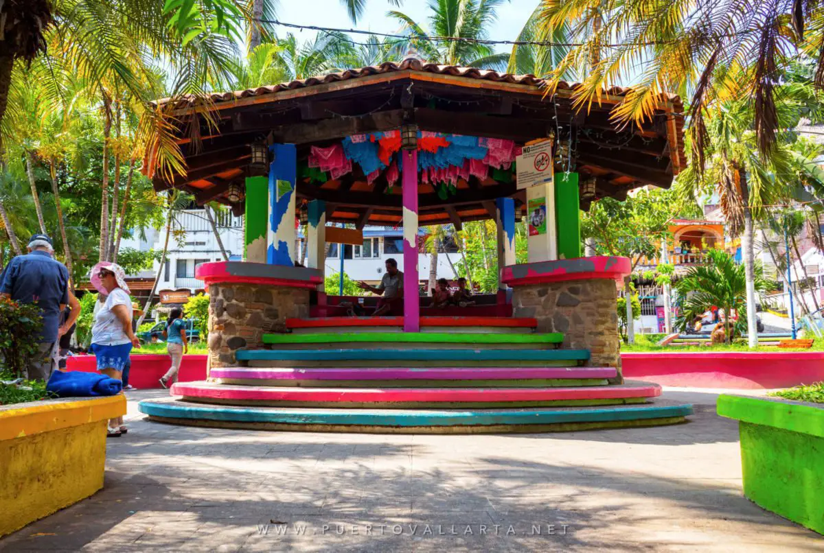 Sayulita main square bandstand