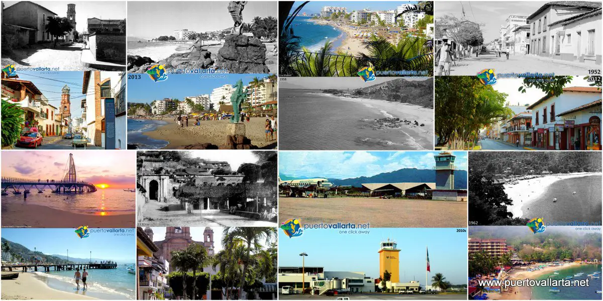 Fotos de Antes y Después de Puerto Vallarta
