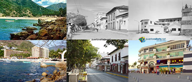 Puerto Vallarta antes y después