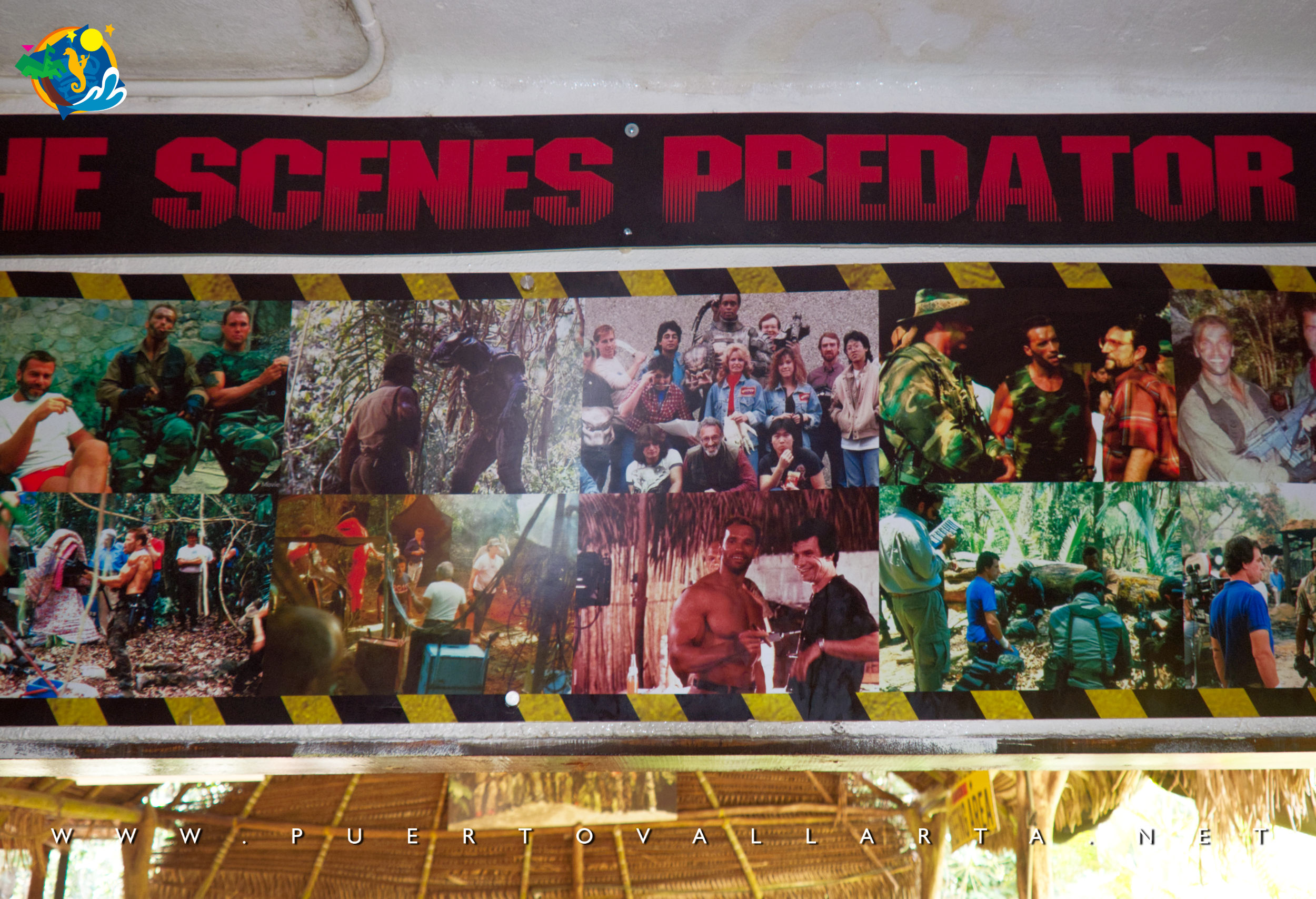 Behind the scenes, "Predator" 1987, El Eden, Mismaloya, Puerto Vallarta