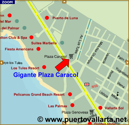 Gigante Plaza Caracol Puerto Vallarta