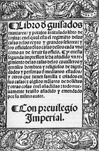 Libro de Guisados y Manjares Ruperto de Nola