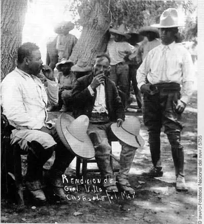 General Pancho Villa surrenders