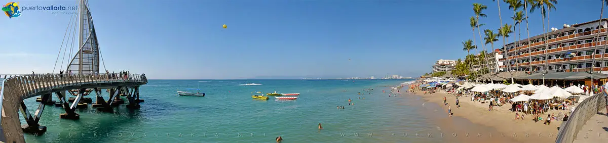 Playa Los Muertos Panorama (Los Muertos Beach Panorama) Puerto Vallarta