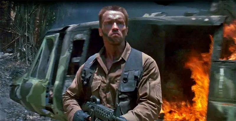 Arnold Schwarzenegger en Depredador