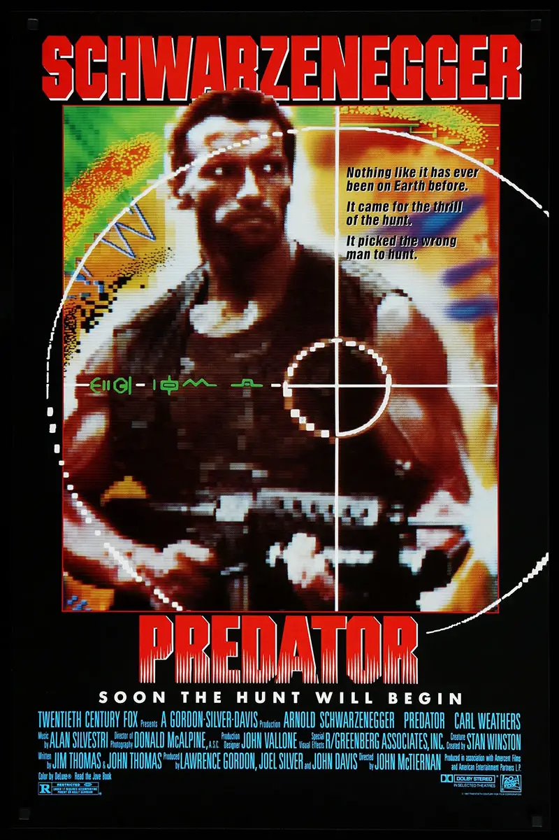 Depredador (1987) póster de la película