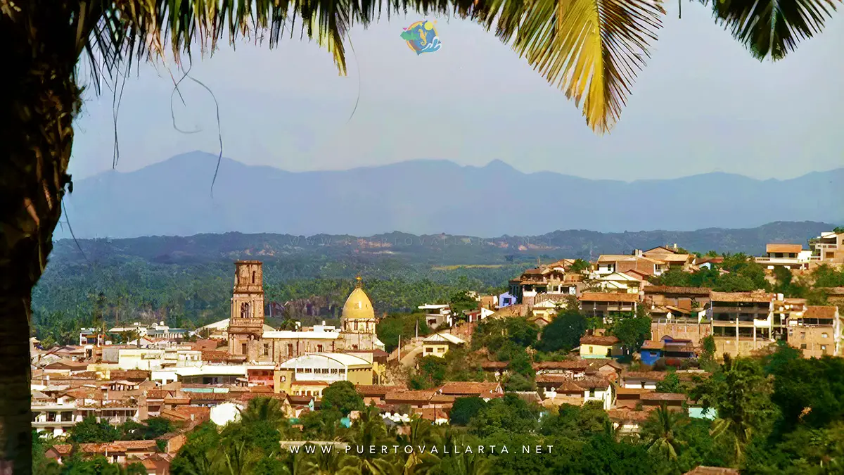 Puerto Vallarta skyline in 1963