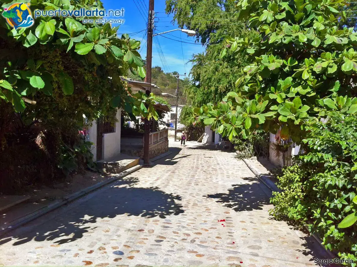 Street in the town of Quimixto, Jalisco, Mexico