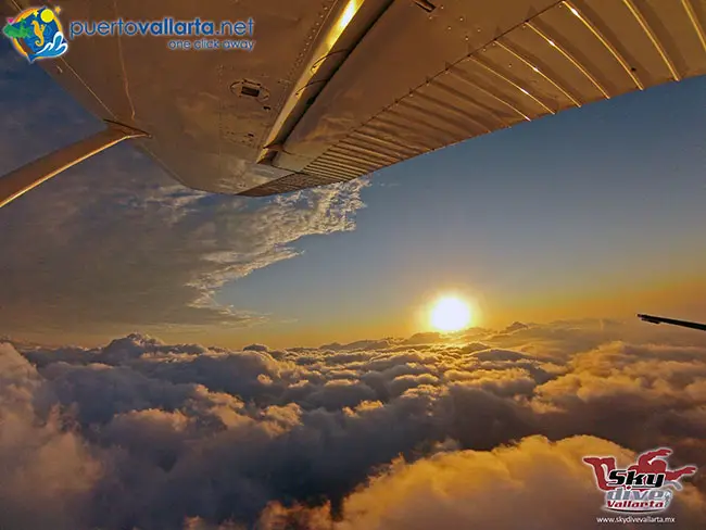 View from the Skydiving Plane