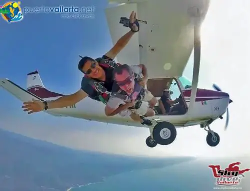 Prueba el paracaidismo sobre Vallarta, sobredosis de adrenalina