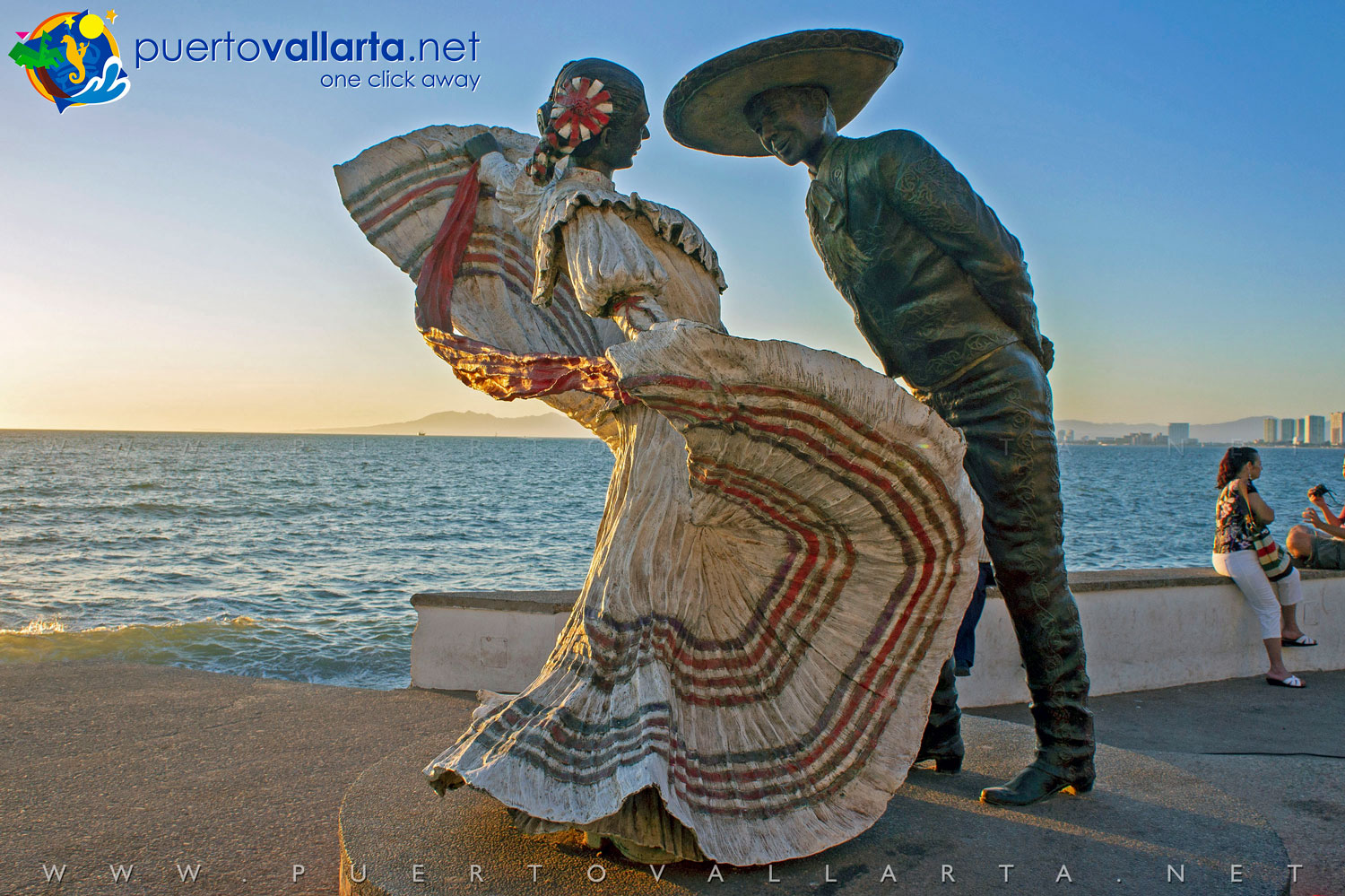 Vallarta Dancers by Jim Demetro, Malecon II, downtown Puerto Vallarta