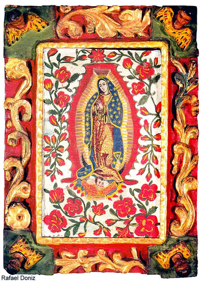 La Virgen de Guadalupe, Santa María.