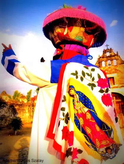 Colorful traditional garb