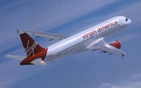 Virgin America flies Airbus planes to Puerto Vallarta