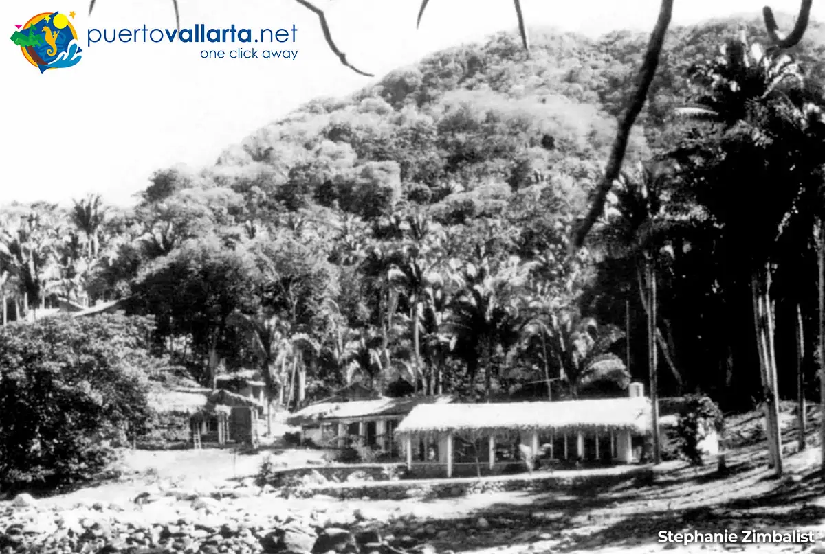 Las Caletas in the 1970s when John Huston lived there