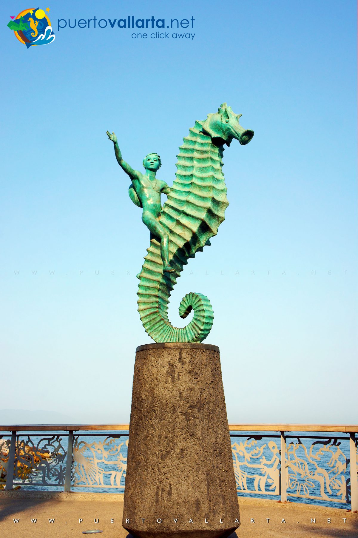 Seahorse Statue Puerto Vallarta (The Boy on the Seahorse) Rafael Zamarripa