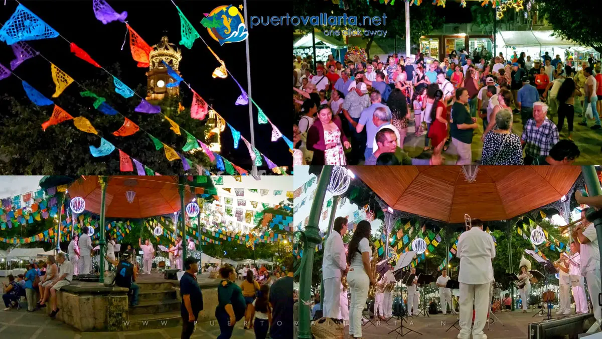Puerto Vallarta Main Square, Municipal Band & Danzon