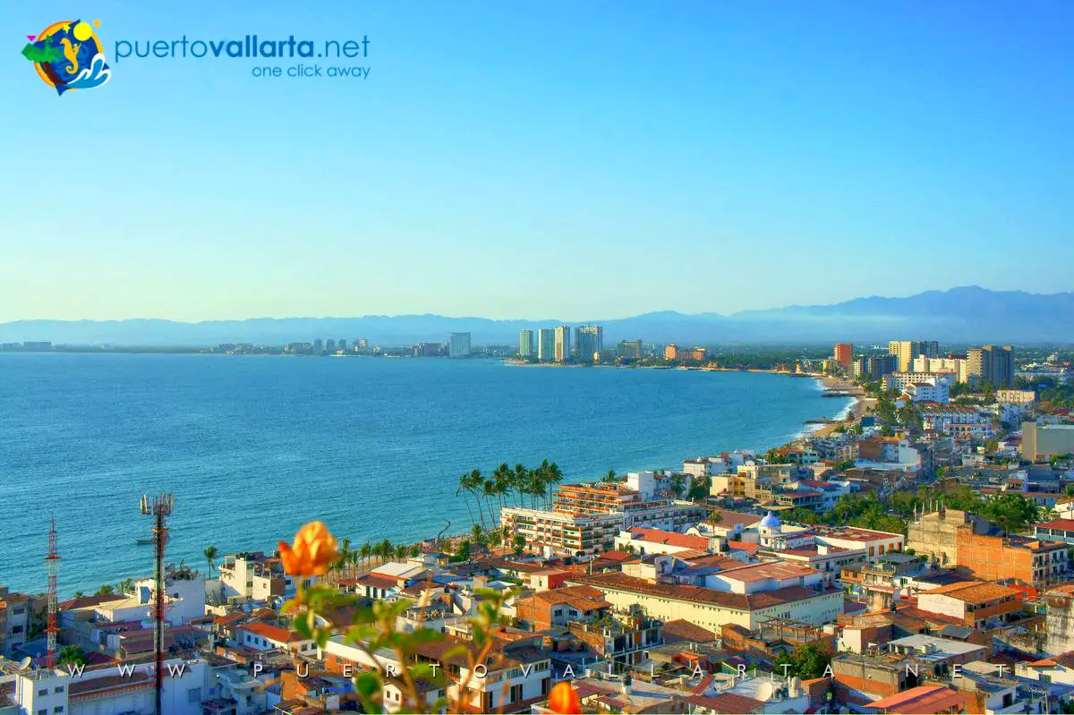 Downtown Puerto Vallarta looking northward