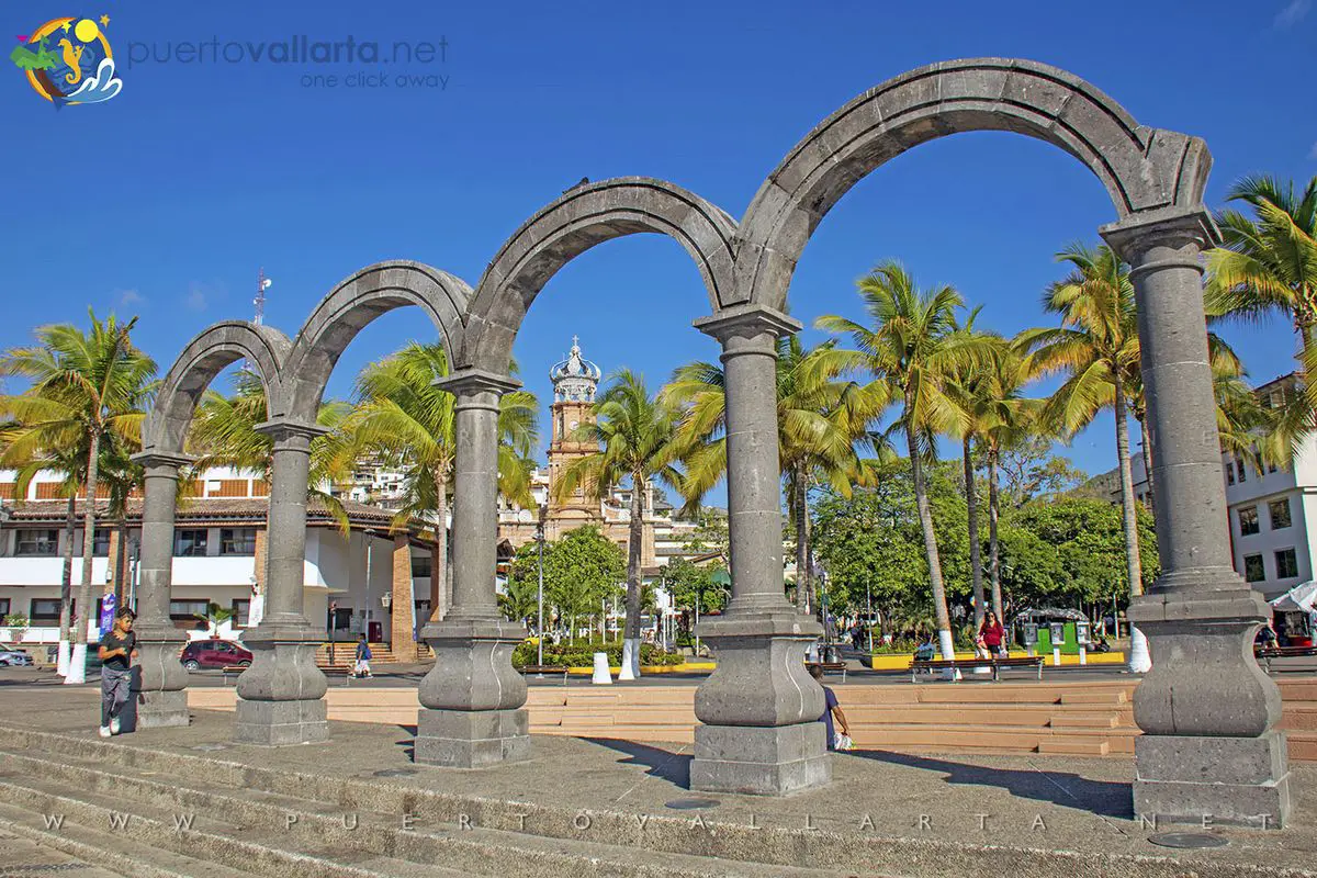 The Malecon Arches, Downtown Puerto Vallarta