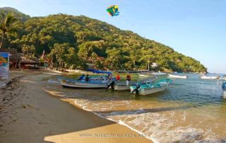 Water taxi beach, Boca de Tomatlan, Puerto Vallarta