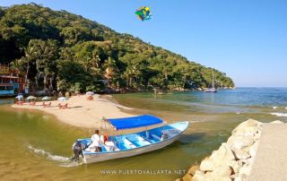 Mouth of the Horcones river, Boca de Tomatlan, Puerto Vallarta, Jalisco, Mexico