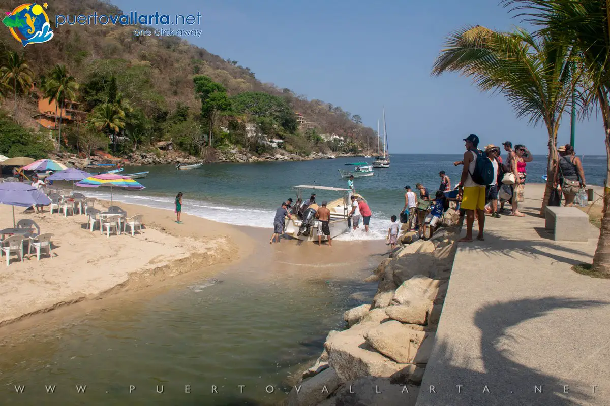 Boca de Tomatlan mouth of Horcones river, Puerto Vallarta, Jalisco, Mexico