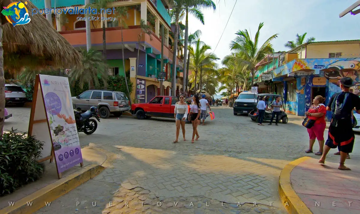 Corner of Delfines Street and Navarrete street, Sayulita, Mexico