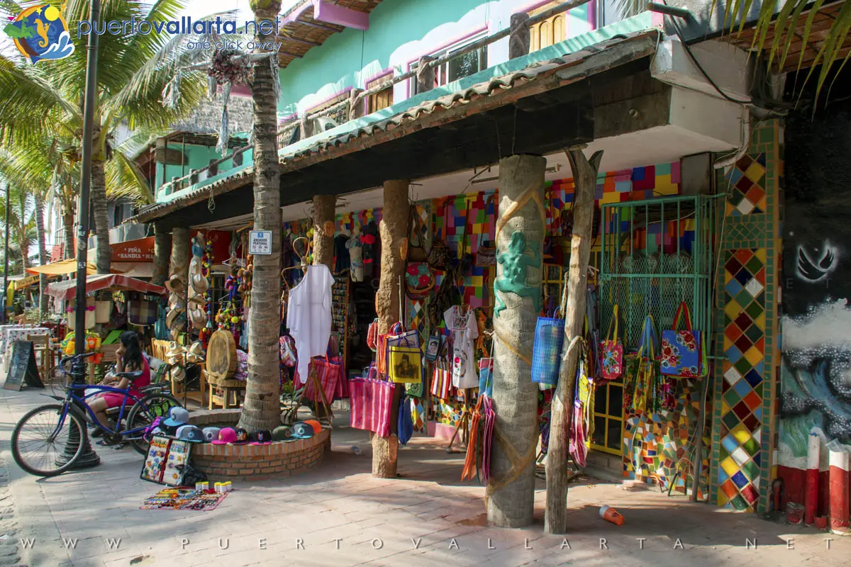 Souvenir store, Delfines Street, Sayulita, Nayarit, Mexico