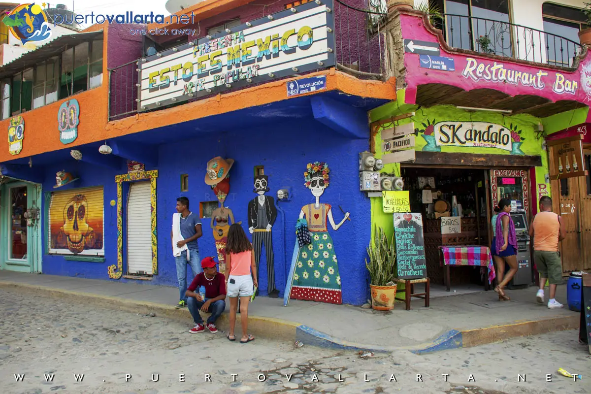 Corner of Revolución Street & Marlin Street, Sayulita, Mexico
