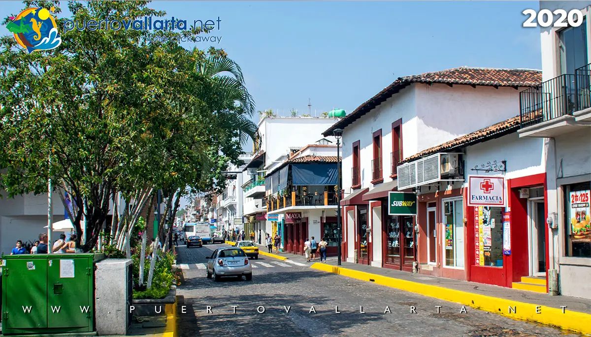 Juarez Avenue and Main Square Puerto Vallarta