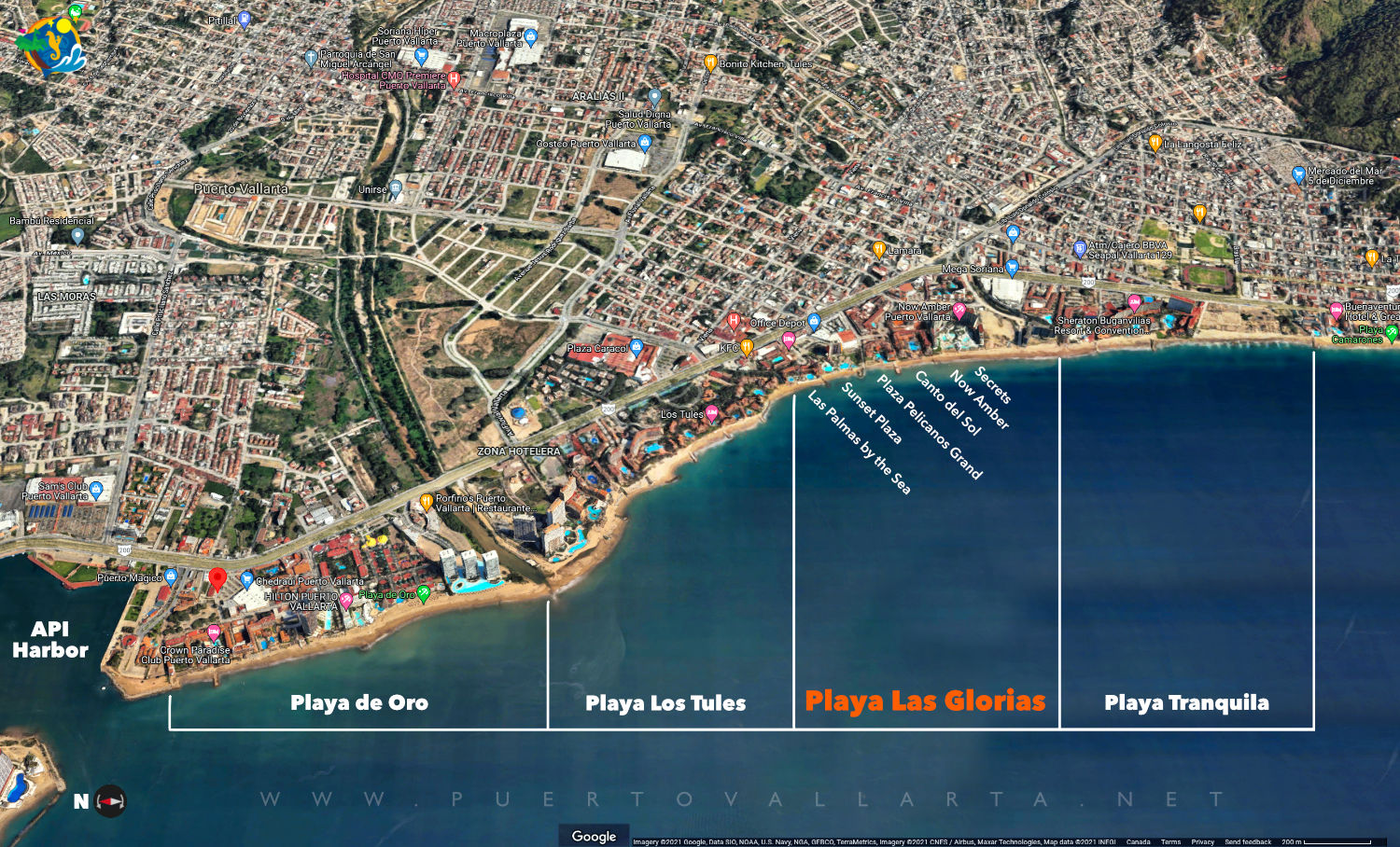 Las Glorias Beach, Puerto Vallarta Hotel Zone