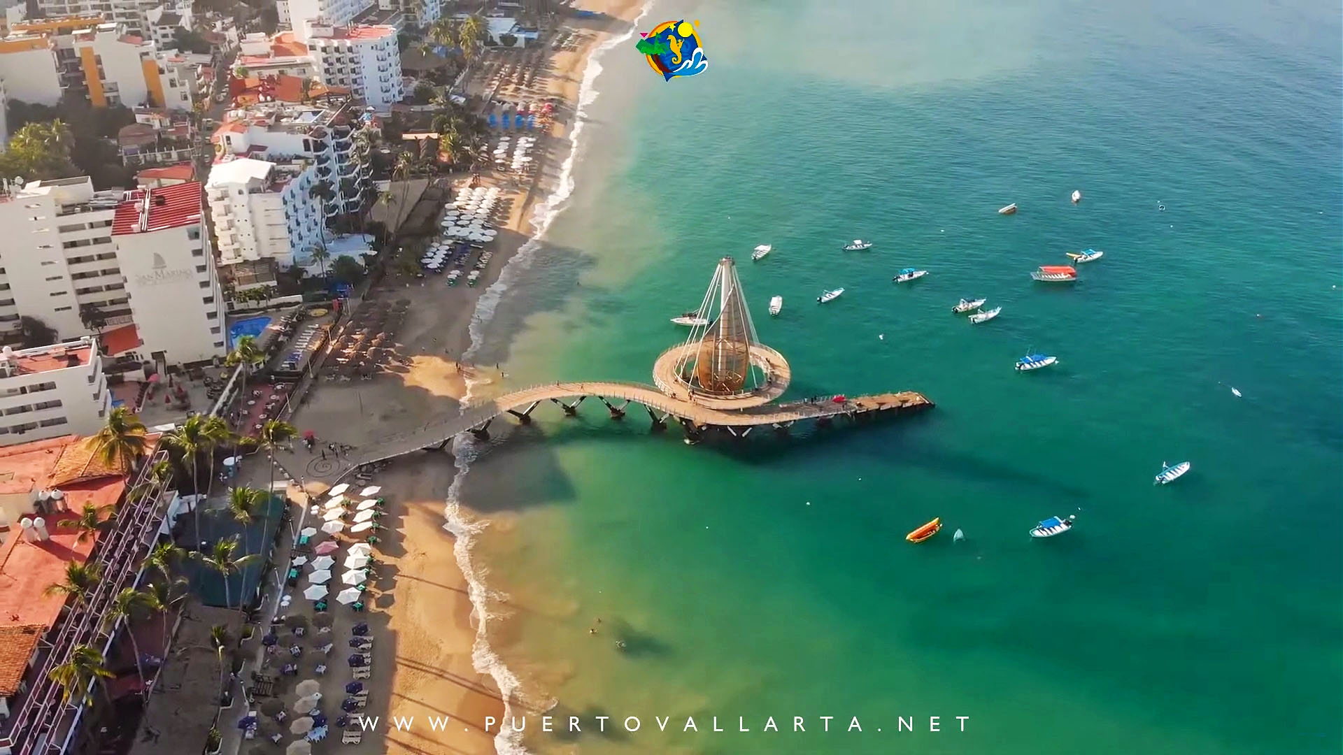 Playa Los Muertos Pier/Lookout - Puerto Vallarta Mexico