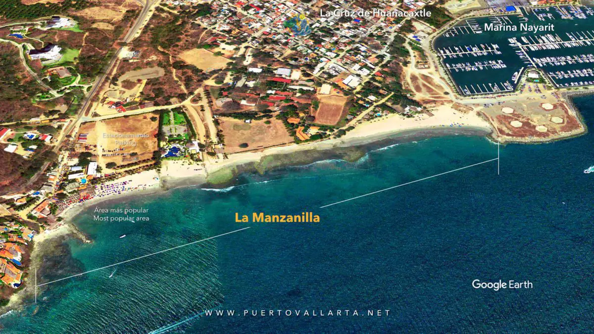 Playa La Manzanilla, La Cruz de Huanacaxtle
