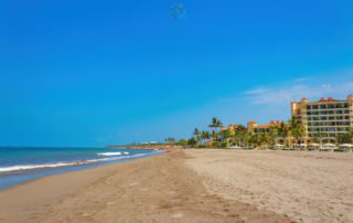 El Salado Beach in front of Bay View Grand