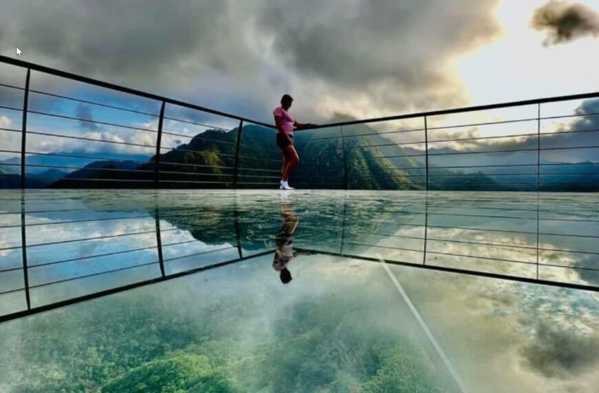 New glass observation deck in Puerto Vallarta