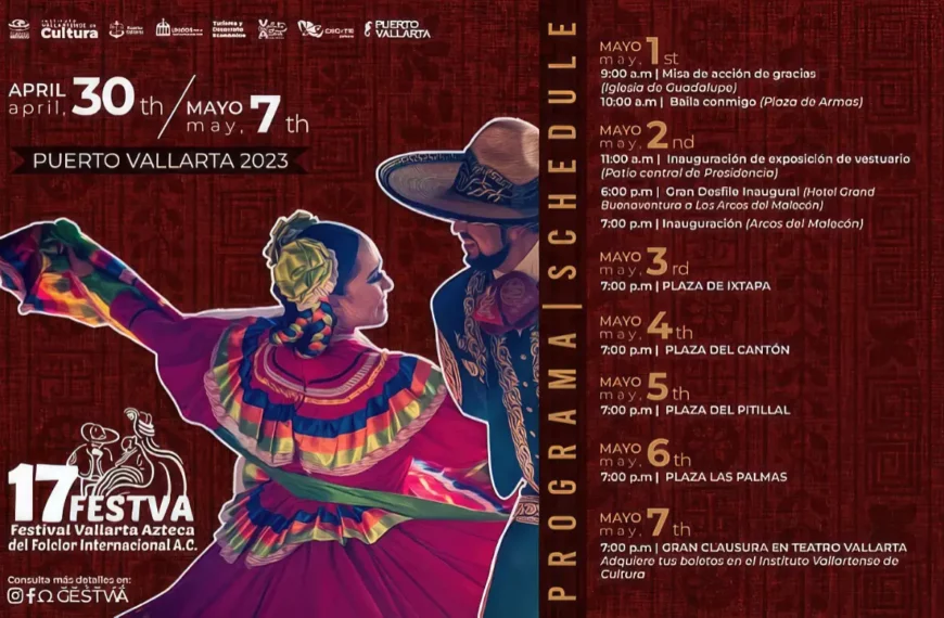 17th Vallarta Azteca Folkloric Dance Festival set to begin April 30