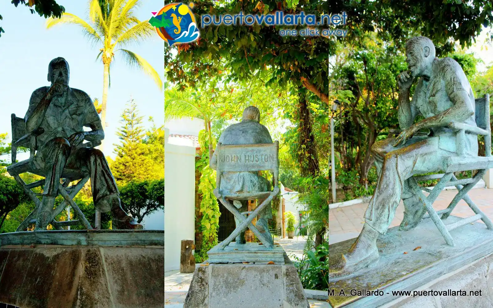 John Huston Statue,