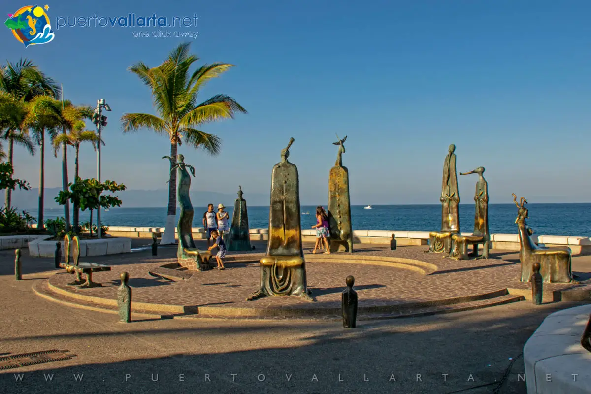 Sculptures & Statues On The Malecon/Boardwalk In Puerto Vallarta