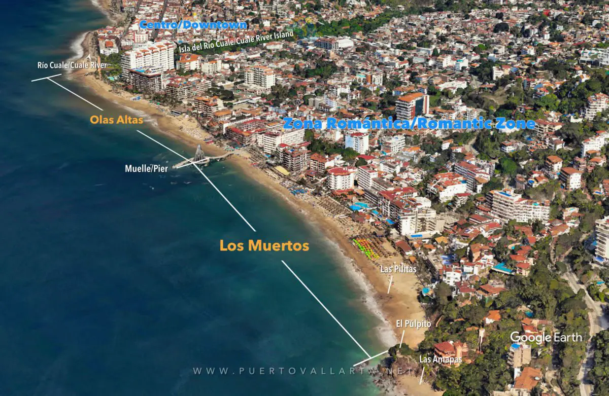 Los Muertos Beach Romantic Zone and Downtown