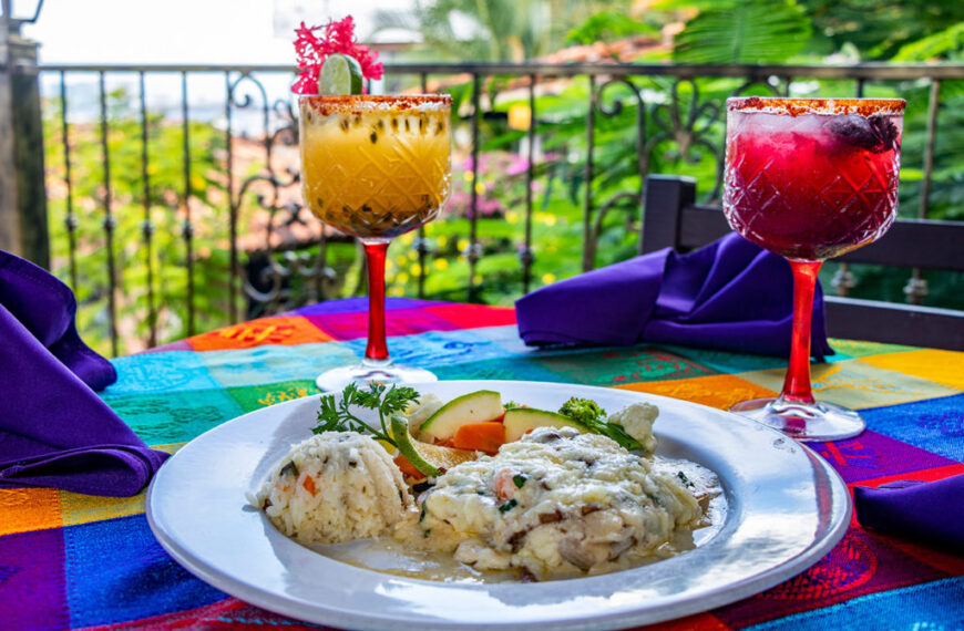 Mexican food and drinks in Puerto Vallarta for Cocina Sin Fronteras Nogada news