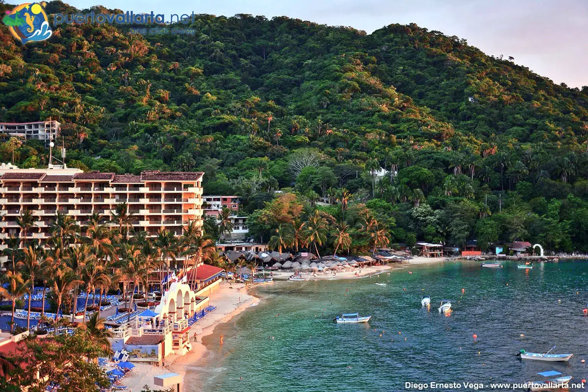 Sunset at Mismaloya south of Puerto Vallarta