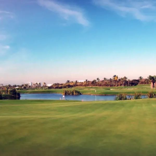 Luxury golf course and resort grounds in Riviera Nayarit near Punta de Mita, Mexico