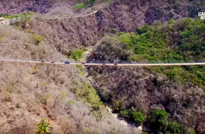 Puente Colgante El Jorullo, un paseo emocionante y memorable