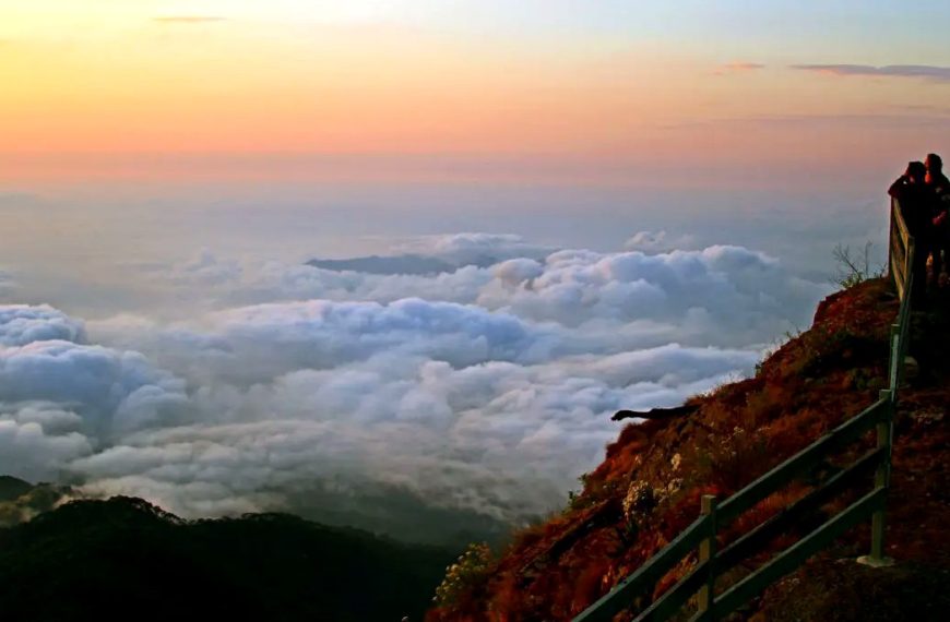 Sierra Madre mountain viewpoint above the clouds near Puerto Vallarta and Jalisco Magical Towns