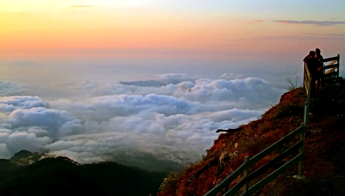 Sierra Madre mountain viewpoint above the clouds near Puerto Vallarta and Jalisco Magical Towns