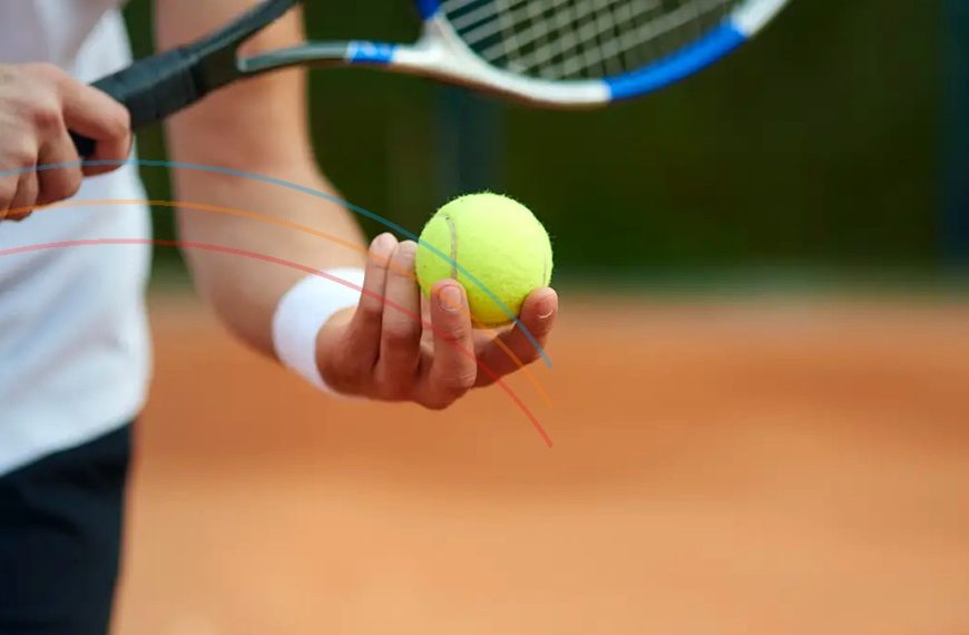 Tennis court detail used as a sports-complex progress hero for Puerto Vallarta's La Bobadilla project