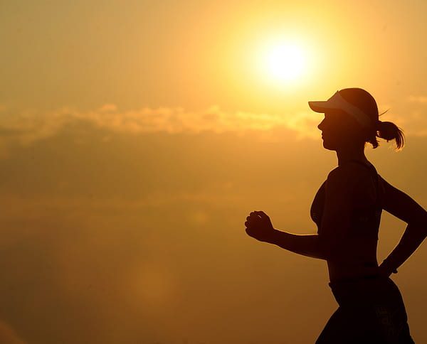 Runner at sunrise for Puerto Vallarta Race for Inclusion charity event